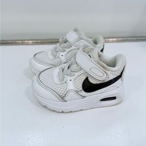 Nike Infant Air Max White and Black Sneakers